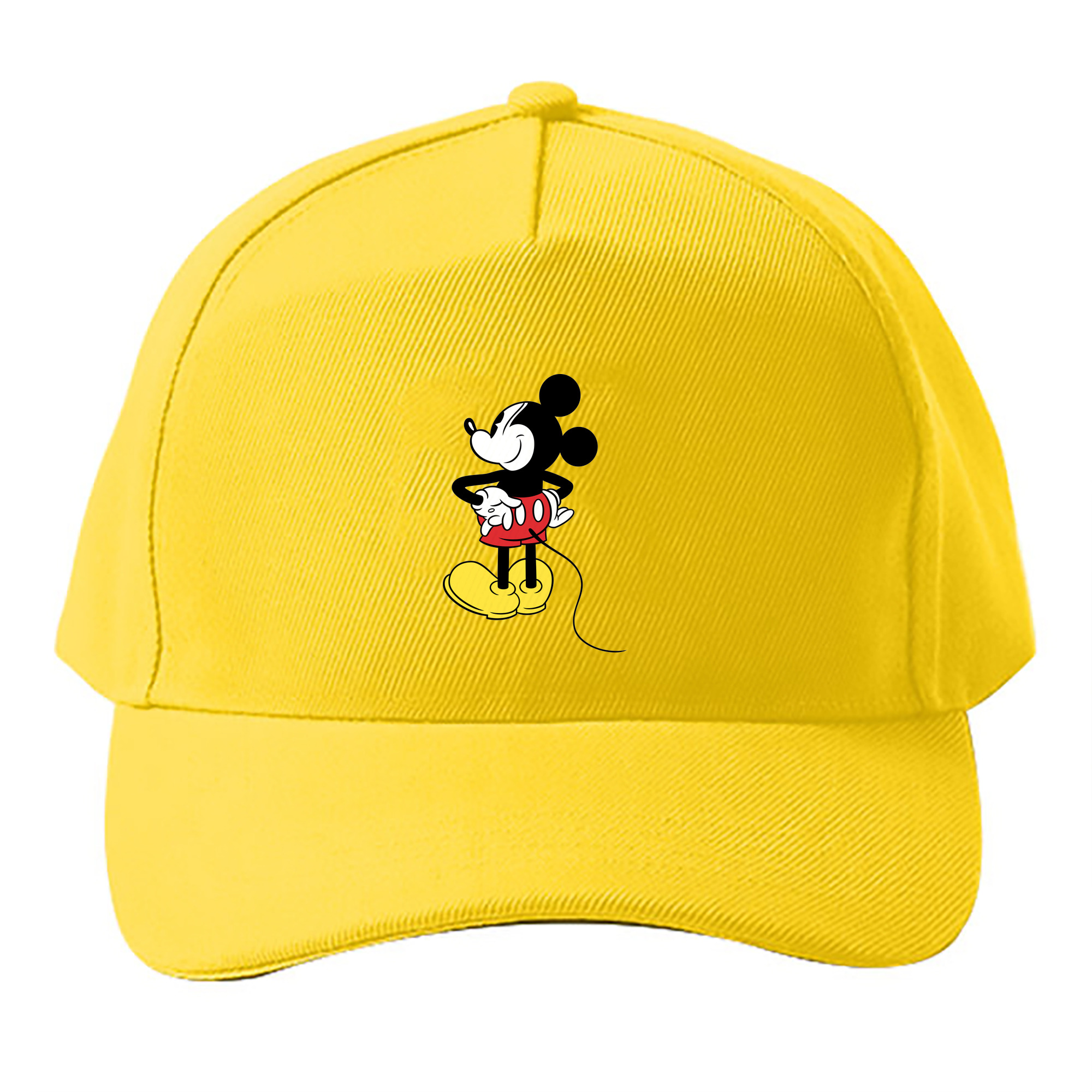 （画像用） ミッキーマウス Mickey Mouse ベースボールキャップ 綿100％ 男女兼用 帽子 スポーツ